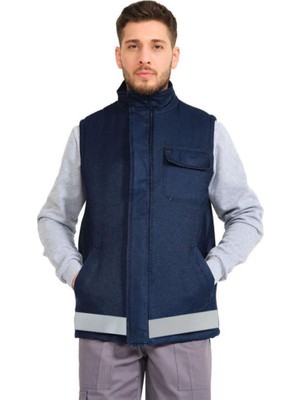 Şensel, Reflektörlü Kapitoneli Kot Yelek -118E4645-