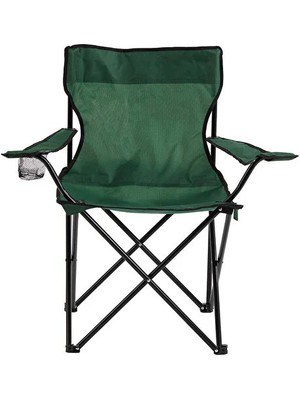 Evedost Katlanabilir Kamp Sandalyesi Piknik Sandalyesi Plaj Sandalyesi Taşıma Çantalı (Yeşil)