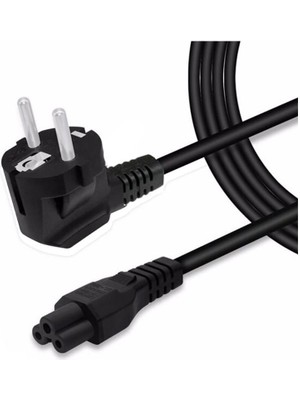Wozlo Laptop Adaptör Yonca Power Elektrik Kablosu 3*1.5mm Bakır Kablo 1.8m