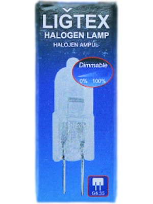 Liğtex 50W 24V 900LM 3000K G6,35 Halojen Kapsül Ampul