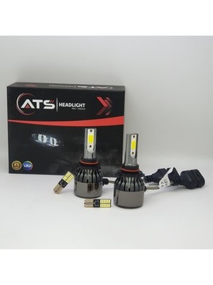 ATS LED Zenon Ultimate H1 LED Xenon VOLT:12-24V 6 0W LÜMEN:12800LM Kristal Beyaz