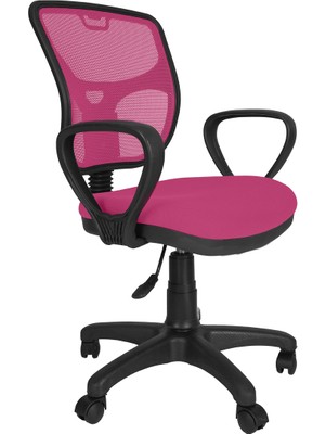 Gizmo Fileli Bilgisayar Ofis Çalışma Sandalyesi Koltuğu FK1100 Pembe