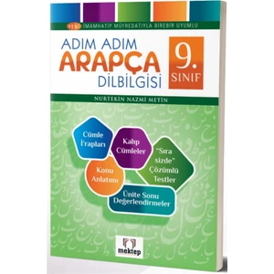 Mektep Yayınları 9. Sınıf Adım Adım Arapça Dilbilgisi