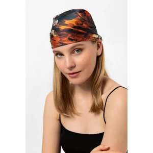 Saria Moda Çok Renkli Fular Bandana