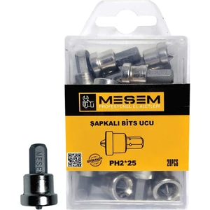 Şapkalı Bits Ucu Ph 2 x 25  20 Adet