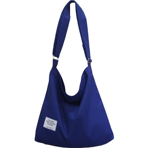 Covelin Kadın Retro Büyük Boy Kanvas Omuz Çantası (Yurt Dışından)