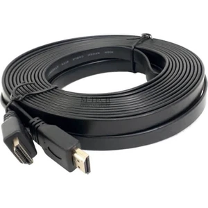 HDMI Kablo 4K Full Hd 3D Destekli 3840*2160 Yassı Flat Slim Kablo 10 Metre