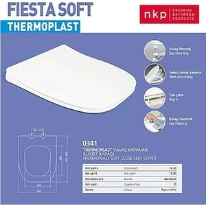 | Fiesta Kapak Yavaş Kapanır