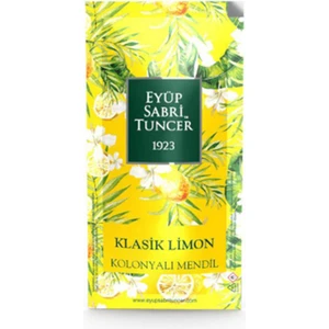 Eyüp Sabri Tuncer  Est Kolonyalı Mendil Klasik Limon 5X10 cm 150 Li