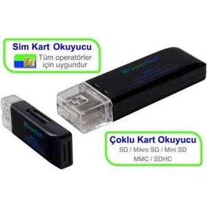 Sim Kart Okuyucu Çoklu Kart Okuyucu