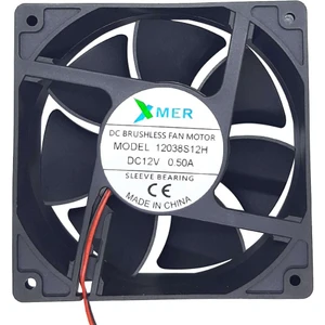 Kaizen Market Xmer 120X120X38MM 12V 0.50A 2 Kablolu Fan