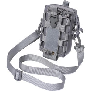Attract Taktik Çanta Omuz Askısı Aksesuarları Organizatör Cebi Seyahat Gri (Yurt Dışından)
