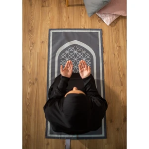 Portatif Cep Seccade,seyahat Namazlığı, Katlanabilir Seccade (Slate Gray)