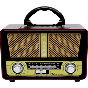 Vlike M-U112BT Fm Bluetooth Hoparlör - Siyah