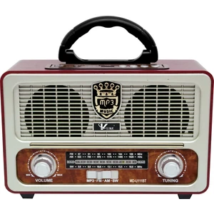 Gsm Vlike M-U111BT Fm Bluetooth Hoparlör - Gümüş