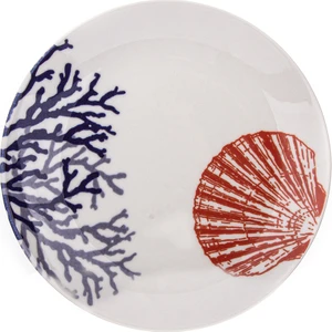 Marine Deniz Kabuğu Düz Tabak 25 cm