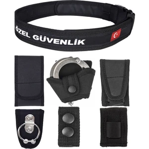 Özel Güvenlik Yazılı Örme Palaska Seti