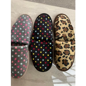 Ebruli Butik 3'lü Kadın Ev Terlik