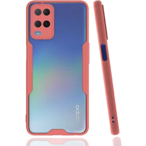 Oppo A54 Tam Korumalı Renkli Kenarlı Parfe Kılıf