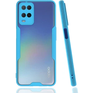 Oppo A54 Tam Korumalı Renkli Kenarlı Parfe Kılıf