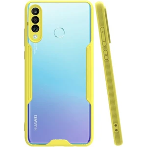 Huawei  P30 Lite Tam Korumalı Renkli Kenarlı Parfe Kılıf