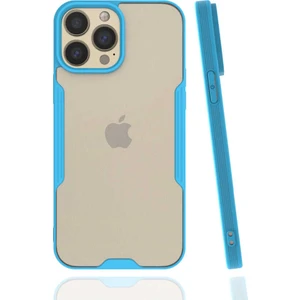 Apple iPhone 13 Pro Max Tam Korumalı Renkli Kenarlı Parfe Kılıf