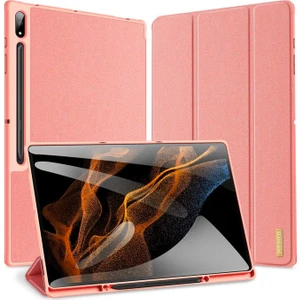 Dux Ducis Samsung Galaxy Tab A8 2021 10.5 (X200-X205) Kılıf Kalem Bölmeli Standlı Domo Series