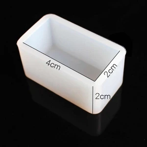 Dikdörtgen Reçine Epoksi,Mum,Sabun ve Beton Kalıbı 4 cm - Kod: 18