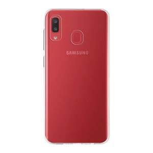 Case World Samsung Galaxy A20 Kapak 1mm Şeffaf Silikon Kılıf