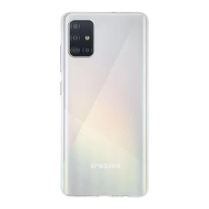 Case World Samsung Galaxy A51 ile Uyumlu Kapak 1mm Şeffaf Silikon ile Uyumlu Kılıf