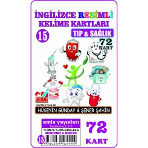 Tıp ve Sağlık - İngilizce Resimli Kelime Kartları 15