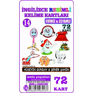 Evimiz ve Eşyamız - İngilizce Resimli Kelime Kartları 14