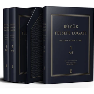 Büyük Felsefe Lügatı (3 Cilt Takım) Ciltli - Mustafa Namık Çankı