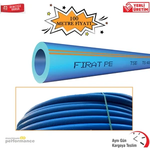 25 mm Mavi Kangal Boru Sulama Borusu 10 Atü (100 Metre)