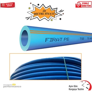 32 mm Mavi Kangal Boru Sulama Borusu 10 Atü (50 Metre)