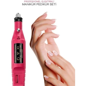 Elektrikli Manikür Pedikür Seti 6 Başlıklı