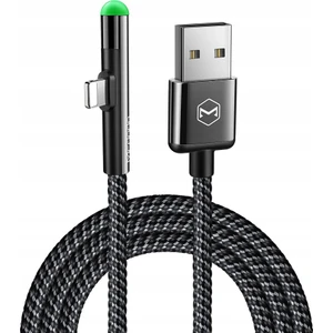 CA-6271 L Tipi Lightning iPhone Uyumlu Oyuncu Data-Şarj Kablo 1.8m-Siyah