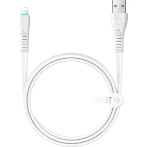 Aydınlatmalı TPE Lightning 2A Şarj Kablosu - Beyaz 1.2 mt CA - 6360
