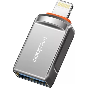 Ot-8600 Usb'Den Lightning'E Dönüştürücü Soket-Gri