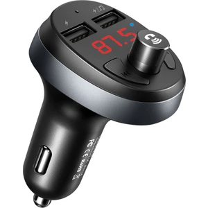 CC-6880 Fm Transmitter 2 Usb Bluetooth 3.1A Siyah Çakmak Şarj Cihazı