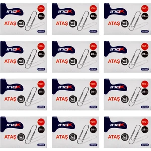 No:3 28 mm Ataş 100 Adet Ergonomik Kullanım İçin 12 Kutu Metal Tutturucu