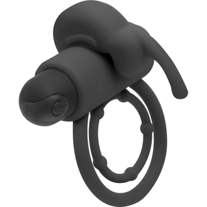 USB Şarjlı Güçlü Titreşimli Siyah Penis Halkası