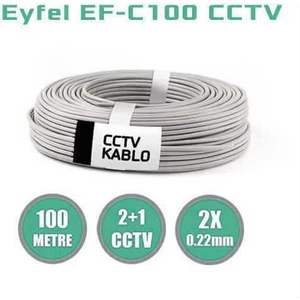 EF-C200 0.22 100 mt 2+1 Cctv Kablosu