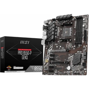 PRO B550-P GEN3 SOKET AMT DDR4 4444 PCI-E Gen 4 ,M.2x1, 6x SATA 6Gbps ,2x USB 3.2 Gen 2 10Gbps ATX Anakart 