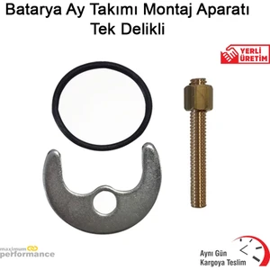 OKÇU KARDEŞLER YAPI MARKET Batarya Ay Takımı Montaj Aparatı Tek Delikli
