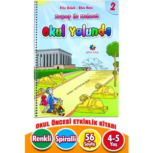 4 - 6 Yaş Okul Yolunda Eğitici Kitap 6. Sayı