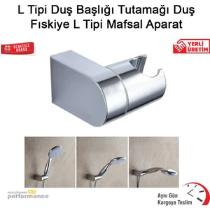 OKÇU KARDEŞLER YAPI MARKET L Tipi Duş Başlığı Tutamağı Duş Fıskiye L Tipi Mafsal Aparat