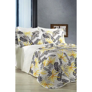 Evlen Home Collection Pamuklu Ranforce Kumaş Hira Kapitone Yatak Örtüsü Çift Kişilik