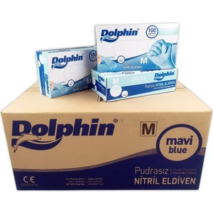 Nitril Pudrasız Eldiven Medium Mavi 100’lü 20 Paket