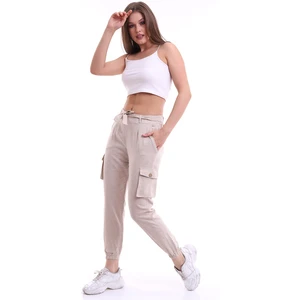Keten Pantolon Kargo Cep